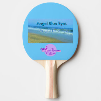 Raquette De Ping Pong Ange Bleu Yeux Ping Paddle