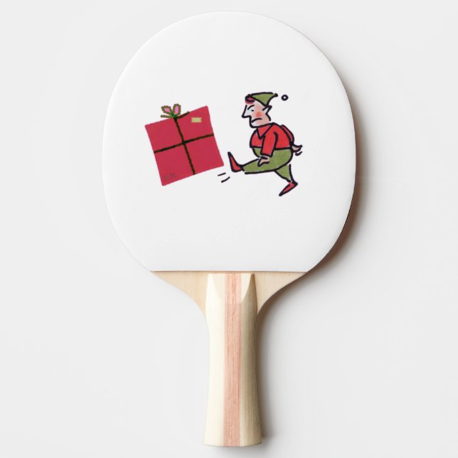 Raquette De Ping Pong Angry Elf paddle de ping-pong blanc (Devant)