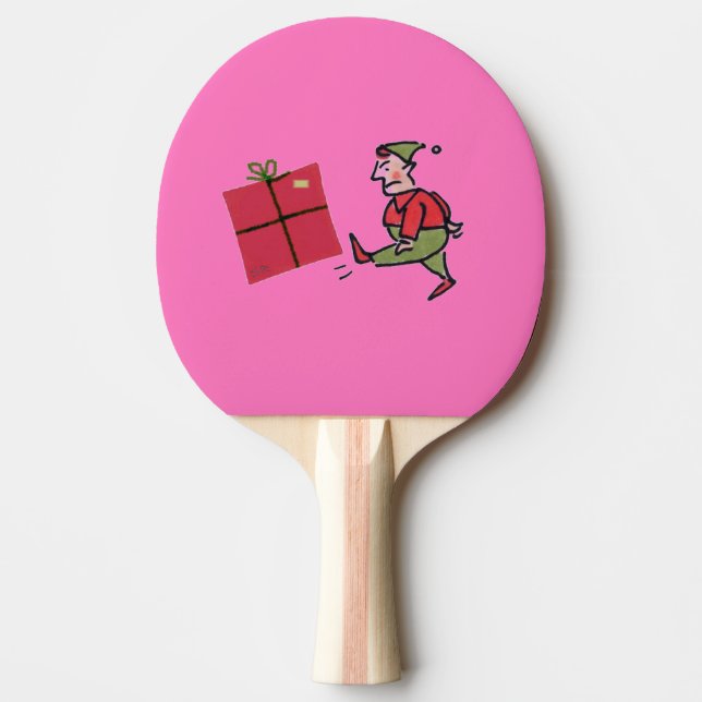 Raquette De Ping Pong Angry Elf ping rose pong paddle (Devant)