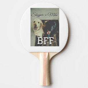 Raquette De Ping Pong Animaux de compagnie amis besties ajouter nom anim