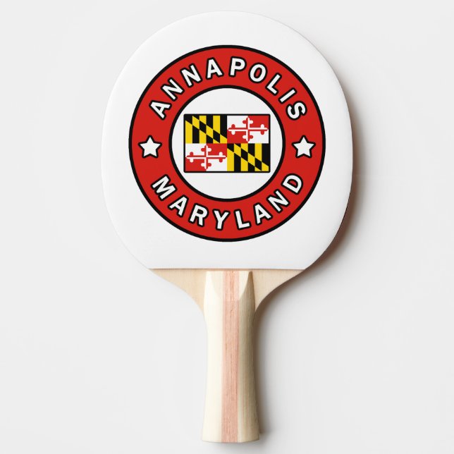 Raquette De Ping Pong Annapolis Maryland (Devant)