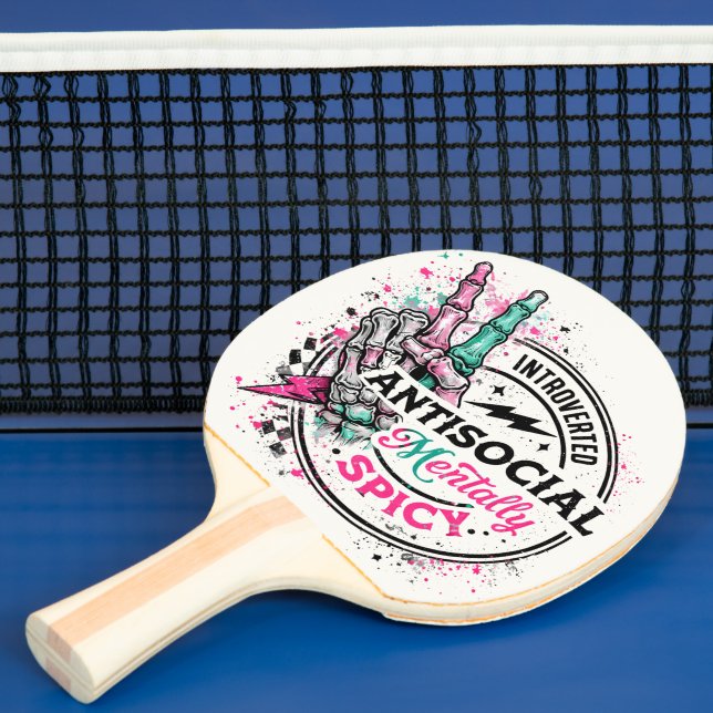 Raquette De Ping Pong Antisocial (Insitu)