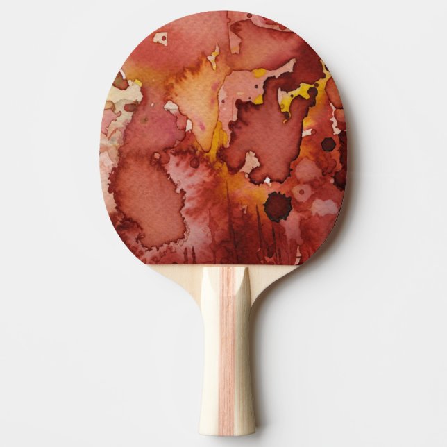 Raquette De Ping Pong aquarelle 3 d'arrière - plan (Devant)
