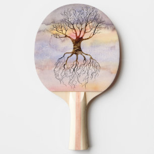 Raquette De Ping Pong Arbre contre le ciel