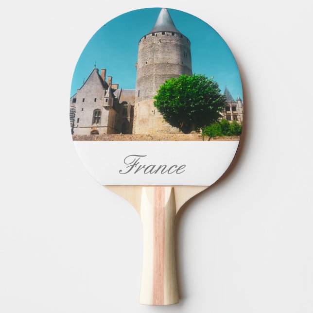 Raquette De Ping Pong Architecture France Châteaux français (Devant)