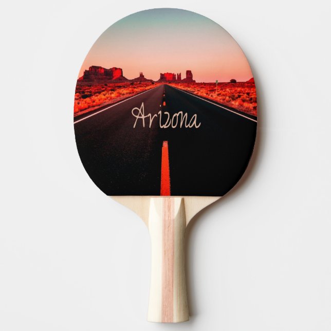 Raquette De Ping Pong Arizona Sunset Desert Red Rocks (Devant)