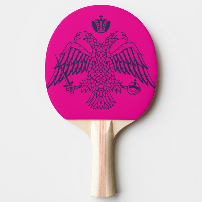 Raquette De Ping Pong Armoiries de Byzance (Devant)
