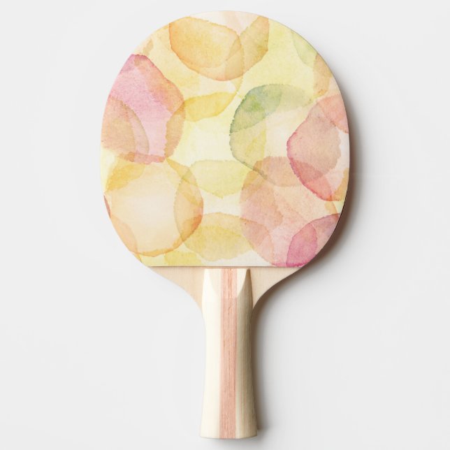Raquette De Ping Pong Arrière - plan abstrait conçu avec l'aquarelle (Devant)
