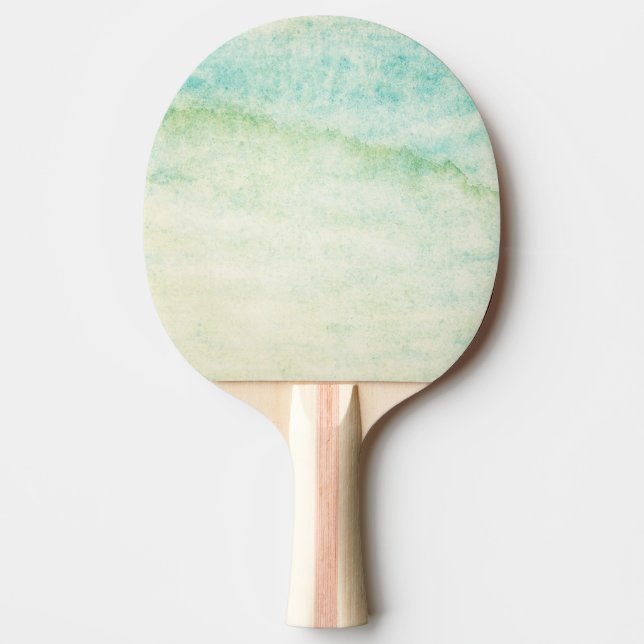 Raquette De Ping Pong Arrière - plan abstrait d'aquarelle (Devant)