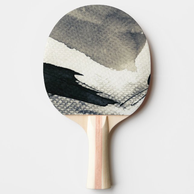 Raquette De Ping Pong Arrière - plan grunge abstrait, texture d'encre. 4 (Devant)