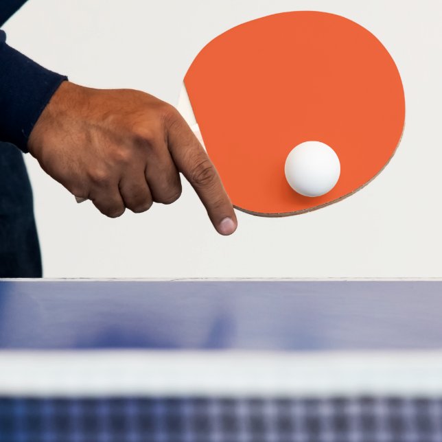 Raquette De Ping Pong Arrière - plan orange vif (Insitu)