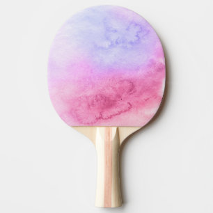 Raquette De Ping Pong Arrière - plan peint à la main 11 d'aquarelle