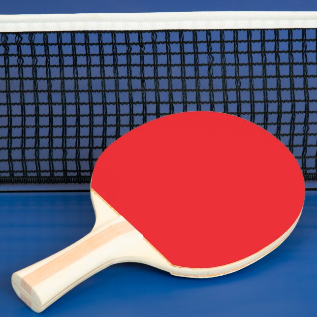 Raquette De Ping Pong Arrière - plan rouge solide (Insitu)