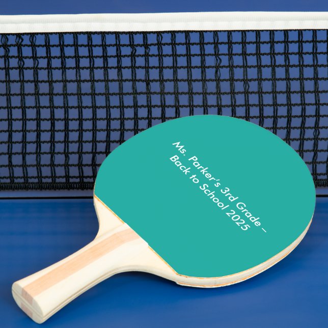 Raquette De Ping Pong Arrière - plan Turquoise plat - Texture de retour  (Insitu)