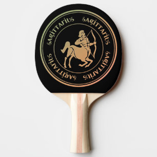 Raquette De Ping Pong Astrologie Sagittaire Zodiac d1 Ping Pong Paddle