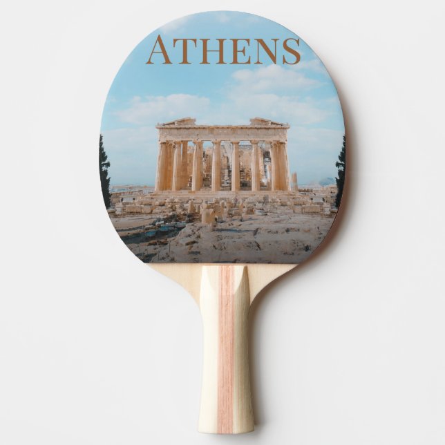Raquette De Ping Pong Athènes Grèce (Devant)