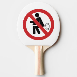 Raquette De Ping Pong AUCUN ⚠ thaïlandais drôle de signe de toilette