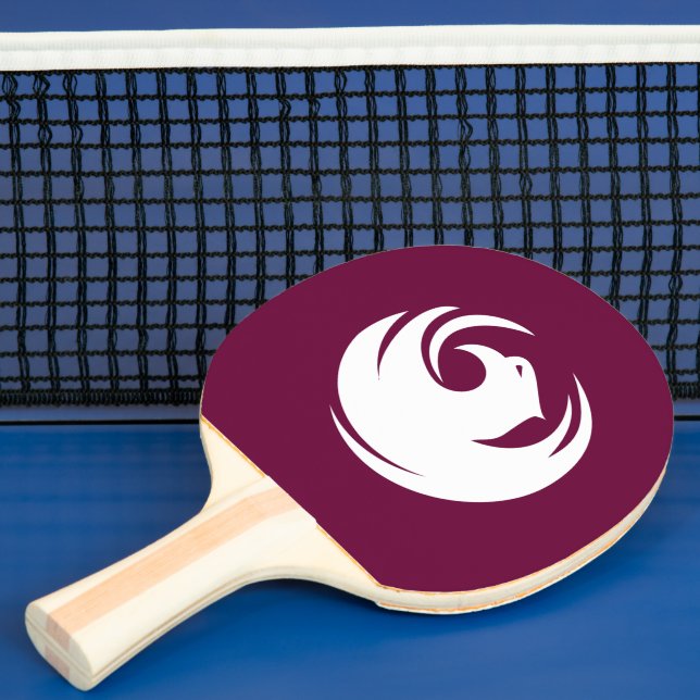 Raquette de ping pong avec drapeau de la ville de  (Insitu)