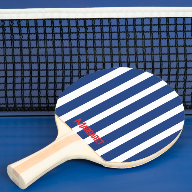 Raquette de ping pong avec monogramme (Insitu)