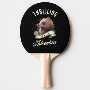 Raquette De Ping Pong Aventure de famille palpitante dans l'ours sauvage