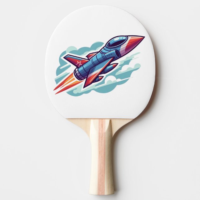 Raquette De Ping Pong avion/avion de chasse (Devant)