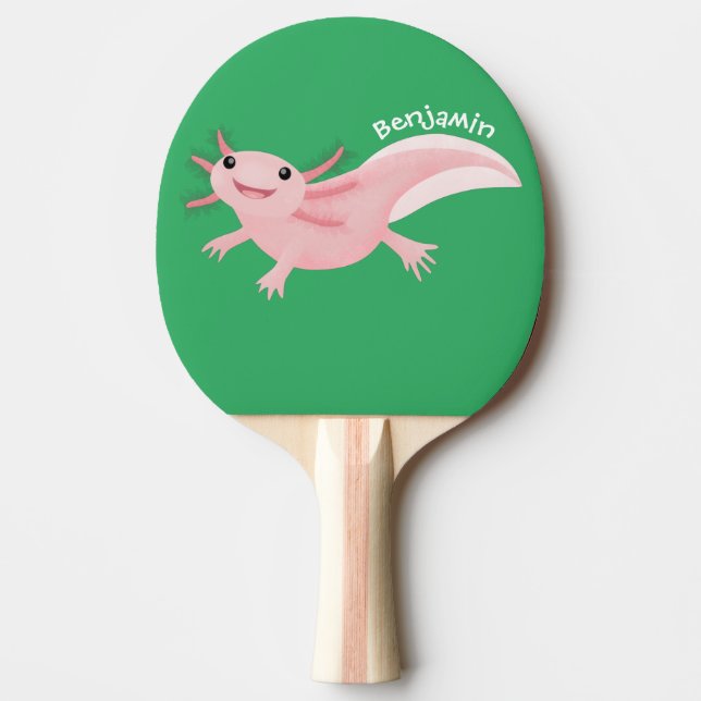 Raquette De Ping Pong axolotl rose pâle (Devant)