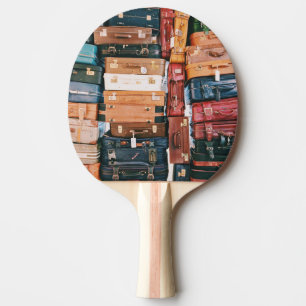 Raquette De Ping Pong Bagages vintages