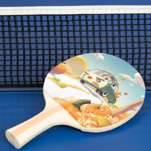 Raquette De Ping Pong Balade en Citrouille lunaire