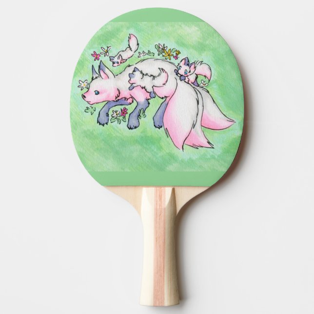 Raquette De Ping Pong balle de ping-pong Fox (Devant)