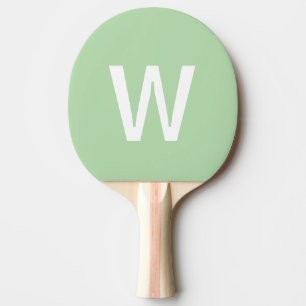 Raquette De Ping Pong Balle de ping-pong personnalisée verte et blanche
