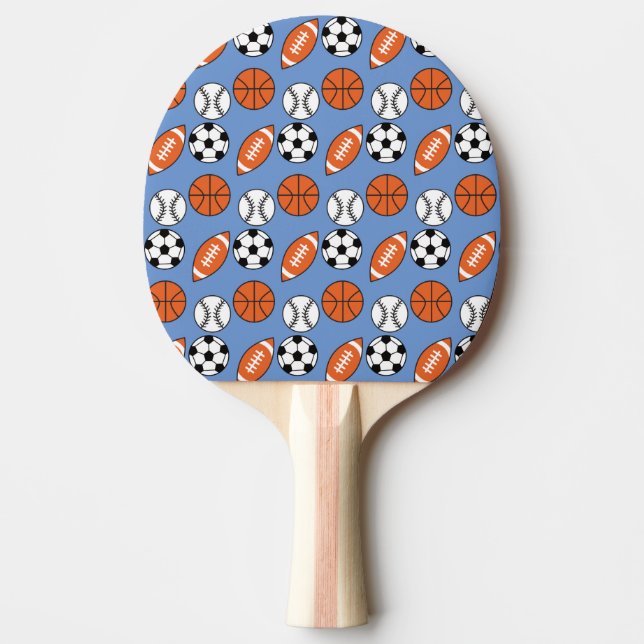 Raquette De Ping Pong Ballons de sport amusants (Devant)