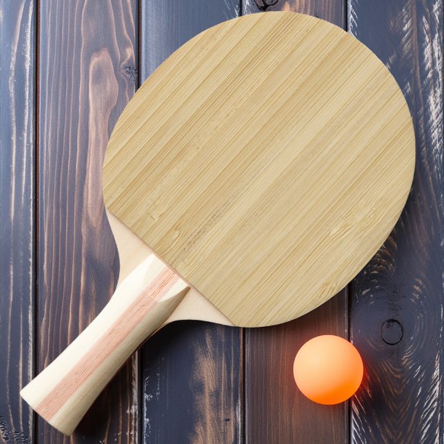 Raquette De Ping Pong Bambou Clair (Créateur téléchargé)