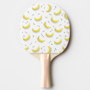 Raquette De Ping Pong Bananes géométriques