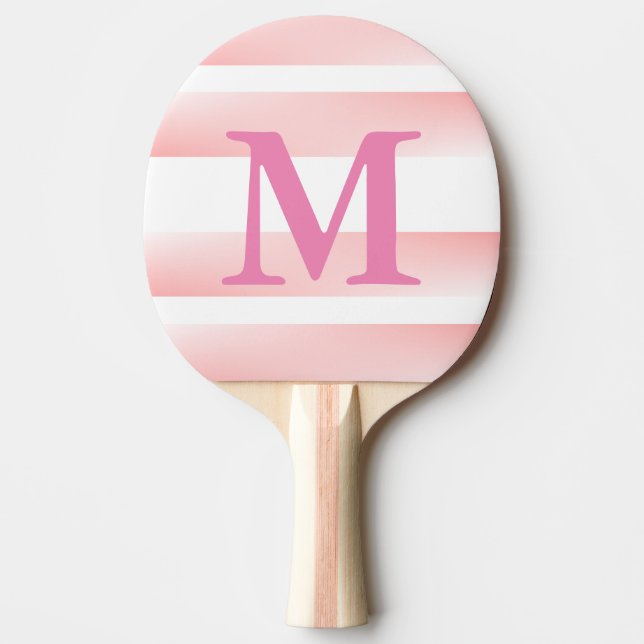 Raquette De Ping Pong Bande rose monogramme (Devant)