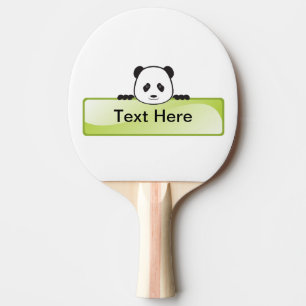 Raquette De Ping Pong Bannière de panda