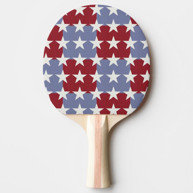 Raquette De Ping Pong Bannière étoilée (Devant)