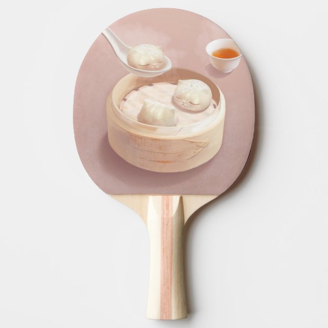 Raquette De Ping Pong Bao Baby - Tea Time Bao Buddies (Devant)