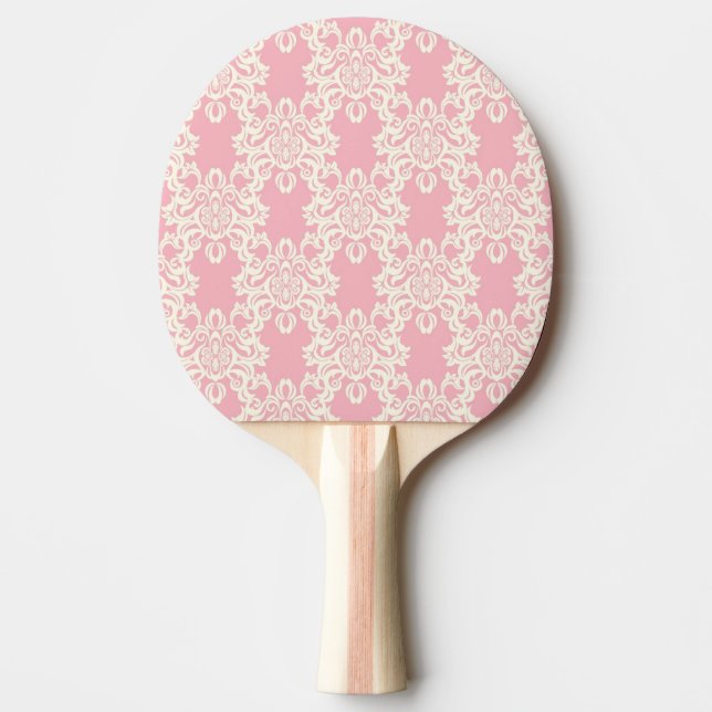 Raquette De Ping Pong Barrage rétro floral (Devant)