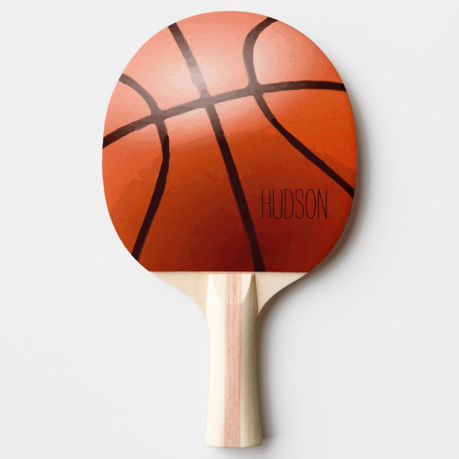 Raquette De Ping Pong Basket-ball du Personalized (Devant)