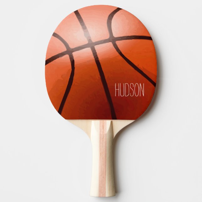 Raquette De Ping Pong Basket-ball du Personalized (Devant)