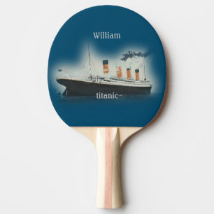 Raquette De Ping Pong Bateau Vintage de la mer Noire de Titanic