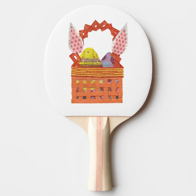 Raquette De Ping Pong Batte de ping-pong de panier de Pâques (Devant)