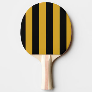 Raquette De Ping Pong Batte de ping-pong/Rod noir et d'or de palette -