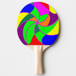 Raquette De Ping Pong Batte/palette de ping-pong - colorez les