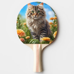 Raquette De Ping Pong Beau chats beau jardin