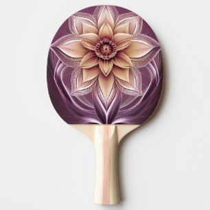 Raquette De Ping Pong Beau et étonnant Imaginaire moderne Fleur Lotus