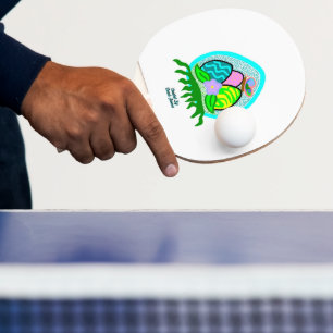 Raquette De Ping Pong Beaux oeufs de Pâques Ping Pong Paddle
