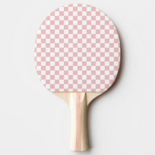 Raquette De Ping Pong Bébé joueur damier rose bébé