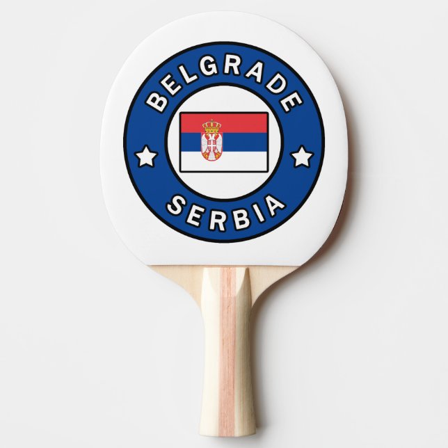 Raquette De Ping Pong Belgrade Serbie (Devant)