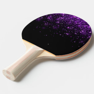 Raquette De Ping Pong Belle Parties scintillant violette